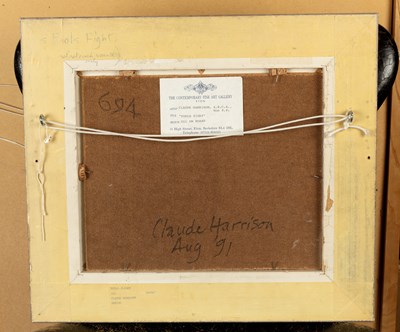 Lot 334 - Claude Harrison (1922-2009) Fools Fight, 1991...