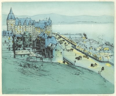 Lot 289 - Frank Armington (1876-1941) Chateau Frontenac...