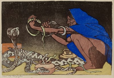 Lot 266 - Mabel Alington Royds (1874-1941) The Snake...