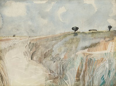 Lot 129 - Michael Chase (1915-2001) Suffolk Landscape,...