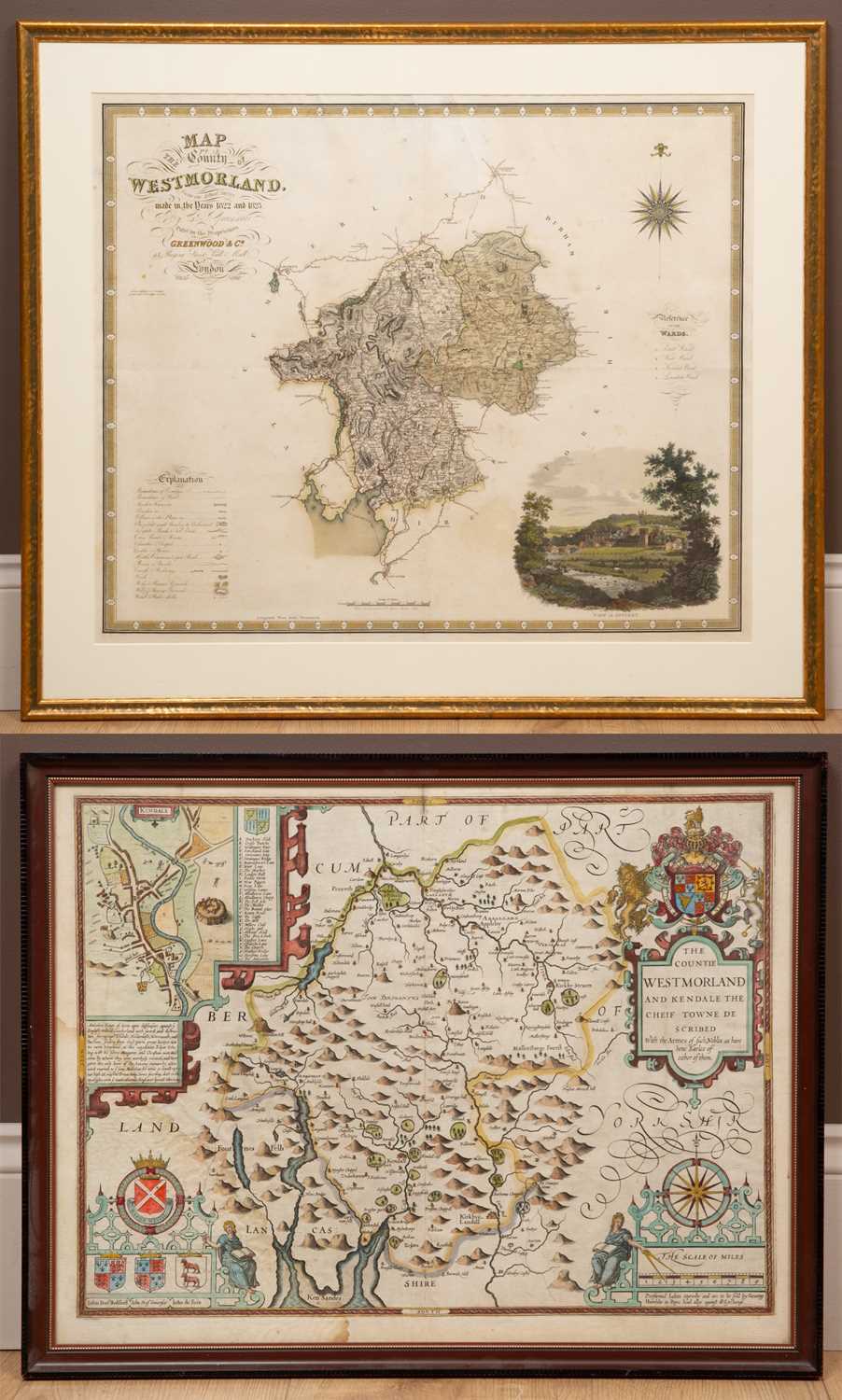 Lot 387 - Two Maps Of Westmoreland