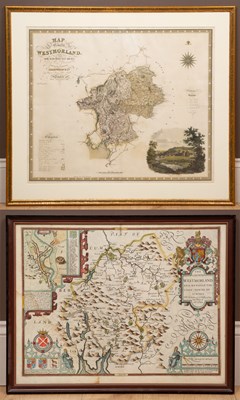 Lot 387 - Two maps of Westmoreland