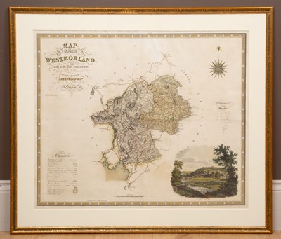 Lot 387 - Two maps of Westmoreland