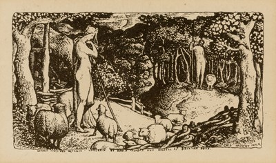 Lot 392 - Edward Calvert (1799-1893) Ideal Pastoral Life...