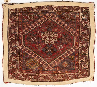 Lot 381 - A late 19th century South West Persian bag...
