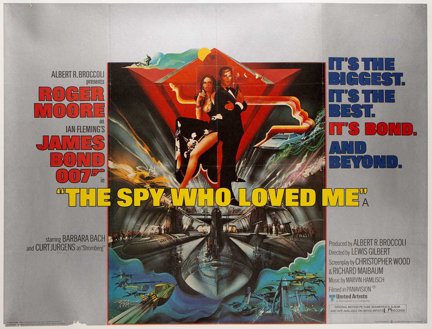 Lot 240 - James Bond The Spy Who Loved Me, 1977 British...