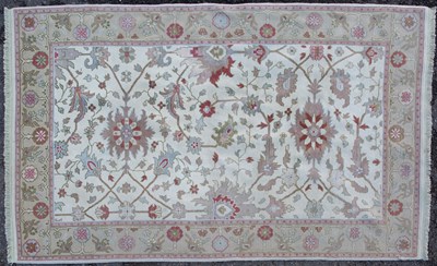 Lot 387 - A modern machine woven Ziegler type rug