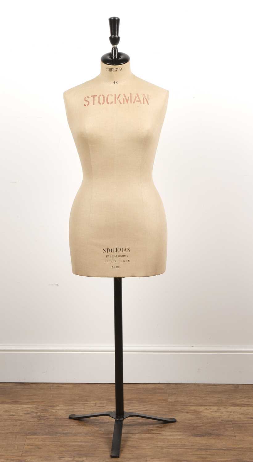 Lot 93 - Stockman tailors mannequin Stamped 'Paris...