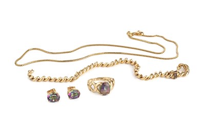 Lot 275 - An 18ct gold fancy-link chain by Theo Fennell,...