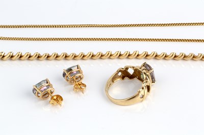 Lot 275 - An 18ct gold fancy-link chain by Theo Fennell,...