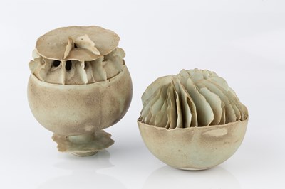 Lot 553 - Peter Simpson (b.1943) Two vessels with...