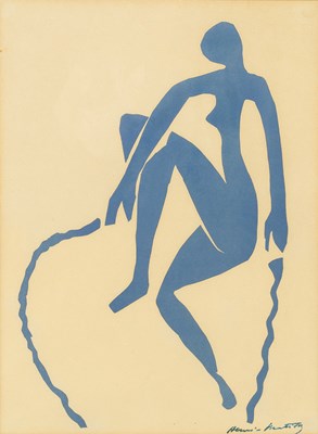 Lot 183 - Henri Matisse (1869-1954) Nu Bleu VI, 1958...