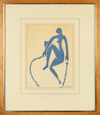 Lot 183 - Henri Matisse (1869-1954) Nu Bleu VI, 1958...