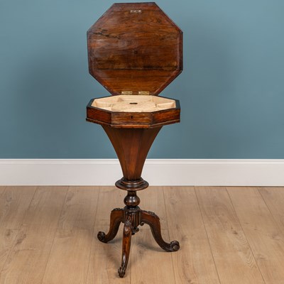Lot 238 - A Victorian sewing table