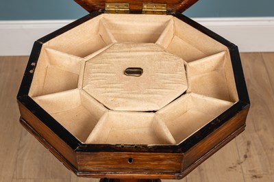 Lot 238 - A Victorian sewing table