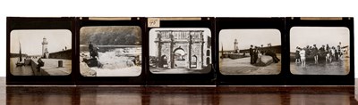 Lot 53 - Two JW London made magic lanterns together with slides