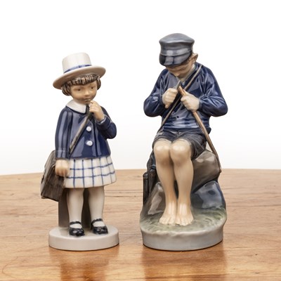 Lot 303 - Two Royal Copenhagen figures to include Sailor...