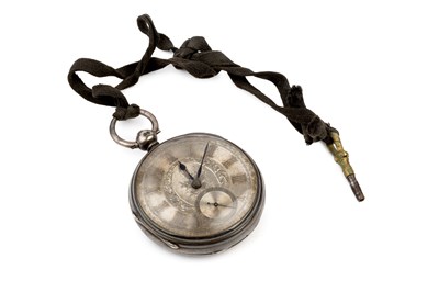 Lot 528 - A mid Victorian silver open faced pocket watch,...