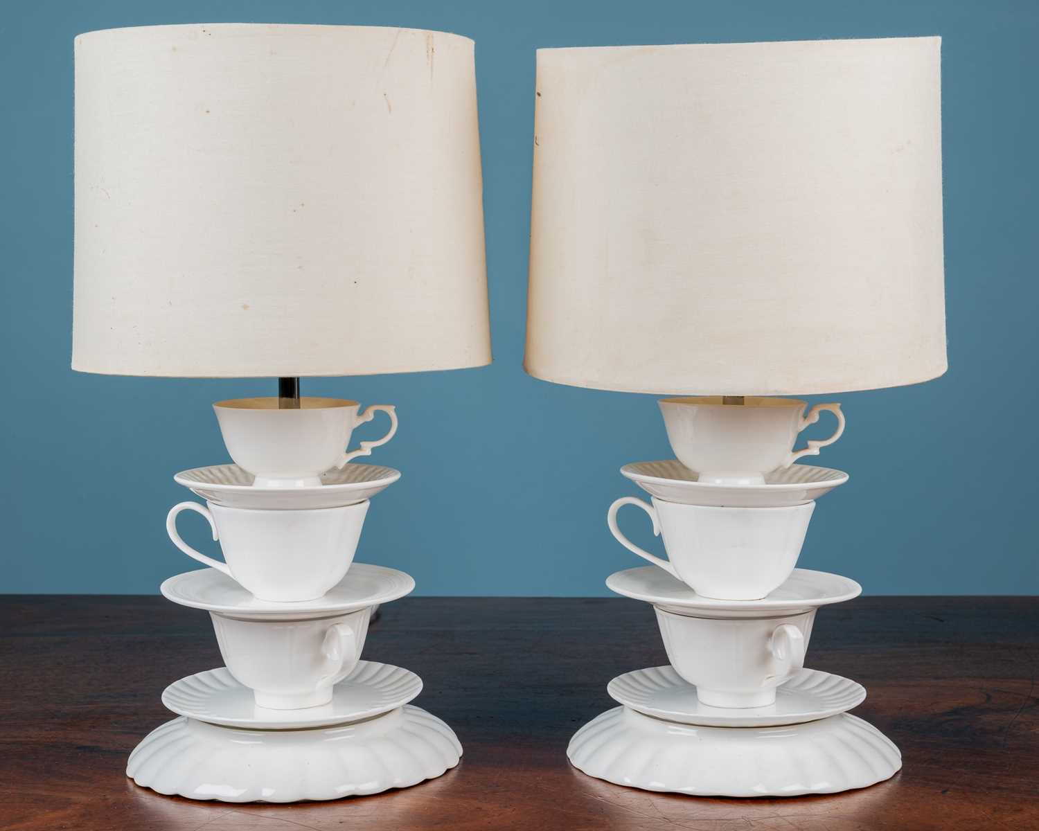 Lot 232 - A pair of Laura Ashley lamps