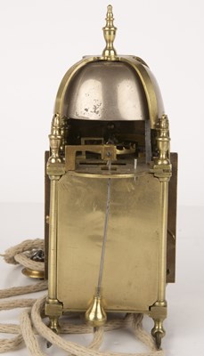 Lot 246 - An 18th century hoop and spike lantern clock...