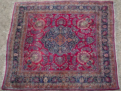 Lot 117 - A modern Kashan rug