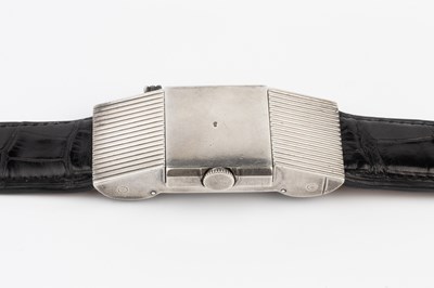 Lot 258 - A 'belt buckle' wristwatch by Hermès, the...