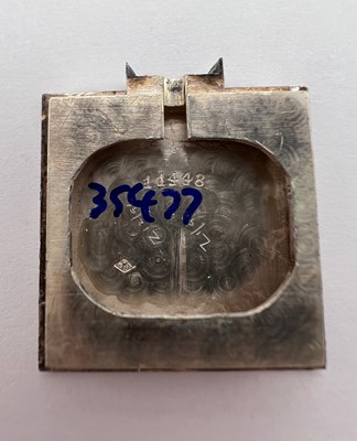 Lot 258 - A 'belt buckle' wristwatch by Hermès, the...
