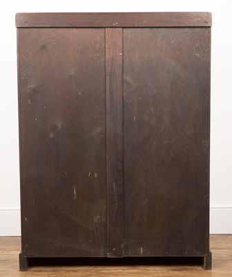 Lot 55 - Heals Oak, bookcase, with adjustable shelves,...