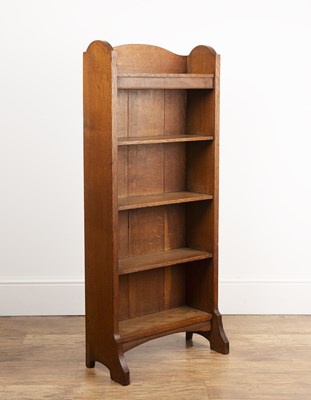 Lot 105 - Heals Oak, bookcase, circa 1910, unmarked,...