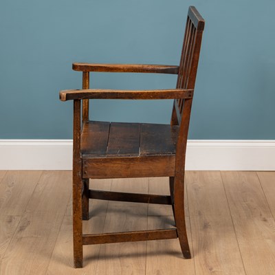 Lot 258 - A Farmhouse style fruitwood chair