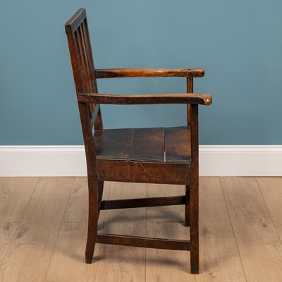 Lot 258 - A Farmhouse style fruitwood chair