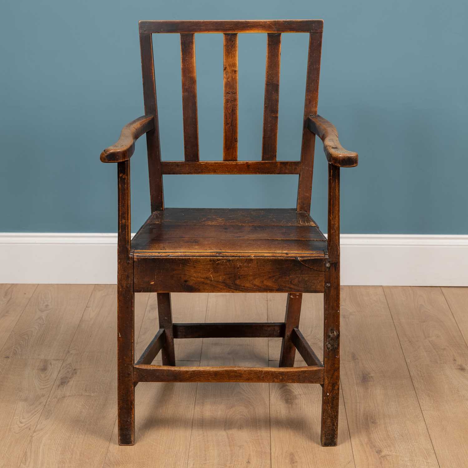 Lot 258 - A Farmhouse style fruitwood chair