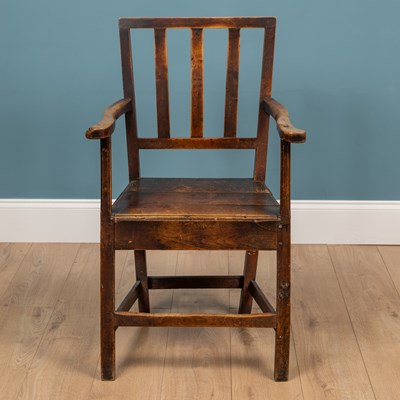 Lot 258 - A Farmhouse style fruitwood chair