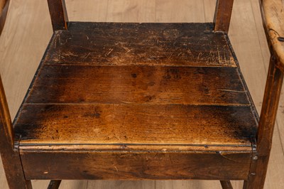 Lot 258 - A Farmhouse style fruitwood chair