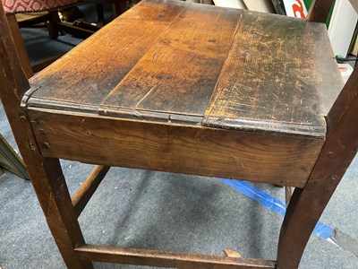 Lot 258 - A Farmhouse style fruitwood chair