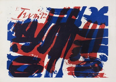 Lot 116 - Albert Irvin (1922-2015) Invitation card for...