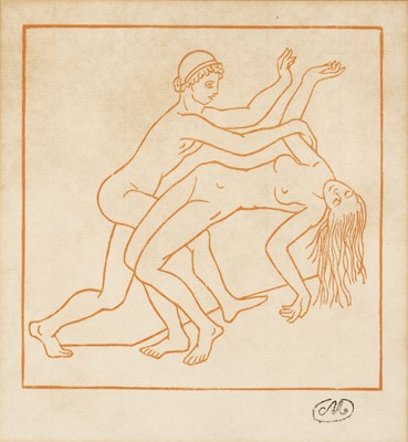 Lot 198 - Aristide Maillol (1861-1944) Nudes Wrestling...