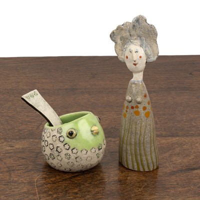 Lot 347 - Jane Muir (b.1966) 'Little lady' figure,...