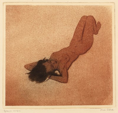 Lot 254 - Michel De Goeye (1900-1958) 'Study of a nude...