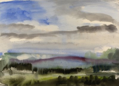 Lot 178 - Robert Miller (1910-1993) 'Landscape with...