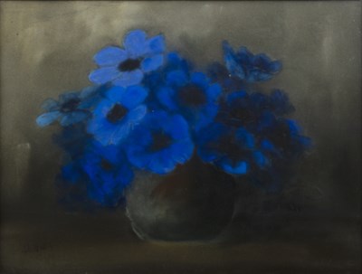 Lot 183 - Janus de Winter (1882-1951) 'Blue anemone',...