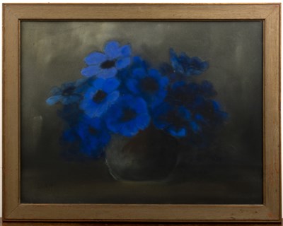 Lot 183 - Janus de Winter (1882-1951) 'Blue anemone',...