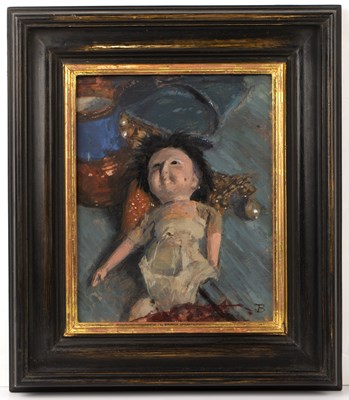 Lot 18 - Jane Bond (1939) female nude, oil on board...