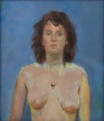 Lot 18 - Jane Bond (1939) female nude, oil on board...