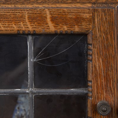 Lot 68 - An early 20th century Minty oak bookcase with...
