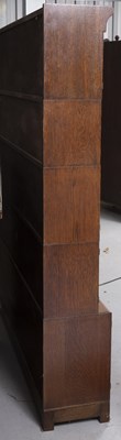 Lot 68 - An early 20th century Minty oak bookcase with...