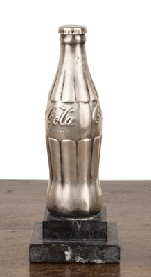 Lot 302 - French silver plated model of a 'Coca Cola'...