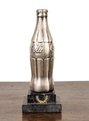 Lot 302 - French silver plated model of a 'Coca Cola'...