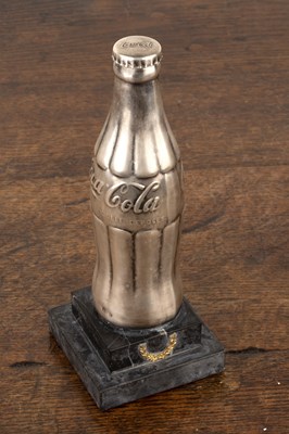 Lot 302 - French silver plated model of a 'Coca Cola'...