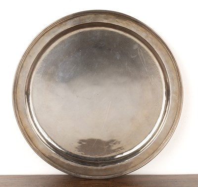 Lot 420 - Guild of Handicraft silver dish or charger Of...